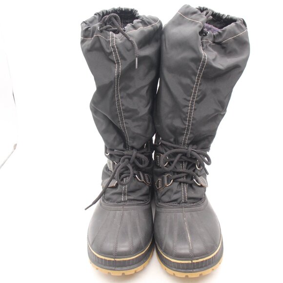 Sorel Kaufman Canada Snow Insulated Winter Men's Size 10 Boots Black - Picture 3 of 9